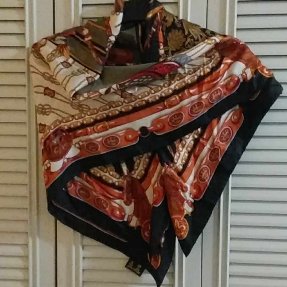 Tie Rack Art of Silk Scarf